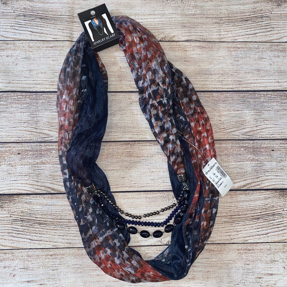 NWT Dress Barn Jewelry Infinity Scarf